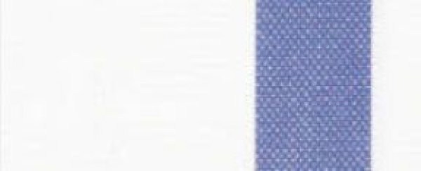 Wäschewickelsack - 100/ 58 - weiss mit blauen Kennstreifen